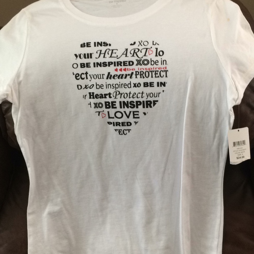 Be inspired shirt NWT